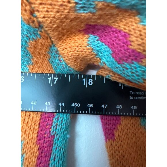 Cider Women’s Cardigan Size Small – Multicolor Artsy Boho Indie Button Front Kni - Picture 6 of 8